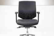 Medium Black Task Chair with Arms