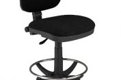 INTERSTUHL FABRIC DRAUGHTSMAN CHAIR BLACK