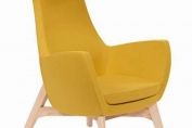 Portland Oak Frame Lounge Chair