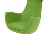 Portland Polished Chrome Swivel Lounge Chair