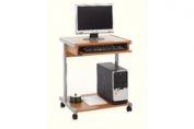 Jemini 650mm Mobile Computer Workstation Beech