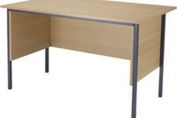Initiative 1200mm 4 Legged Desk Oak