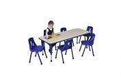Thrifty Rectangular Table - 6 Seater      ‹ View All Classroom Desks and Tables     ‹ View All Blue Classroom Desks and Tables