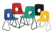 Hille Series E Classroom Chair - Skid Base
