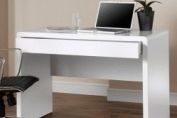 Dams Luxor High Gloss white Pc Workstation desk luxws-kw