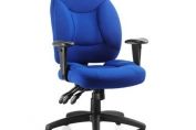 Galaxy Task Operator Chair Blue Fabric With Arms Ref OP000066