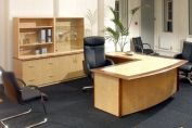 Desk with contrasting edge detail