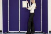 Woolmix Concertina Mobile Room Divider