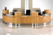 Curved Reception Counter
