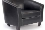 Metro range single seat reception tub chair DPA7788/BW