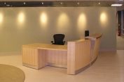 Oval Reception Desk