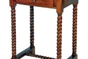 Barley Twist Mahogany Side Table
