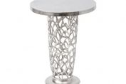 Rough Cast Aluminium Side Table
