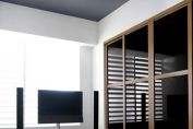 2 PANEL Shaker style wardrobe :3 doors (2 sections), between 1680mm and 3330mm wide