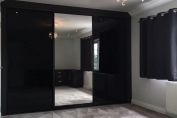 Black Sliding Doors Wardrobe