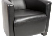 Seattle Single Tub Chair - Black
