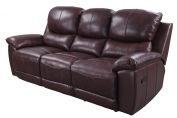 HUDSON REAL LEATHER RECLINER SOFAS