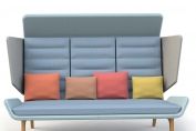 Aden Sofa Acoustic High Back Sofas
