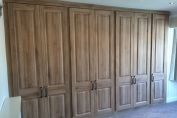 Bespoke wooden wardrobe