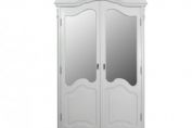Rose Mirrored Wardrobe