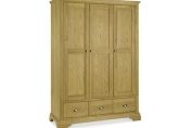 Hampstead Oak Triple Wardrobe