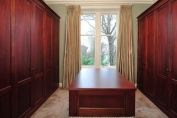 Classic Mahogany Walk in Wardrobe