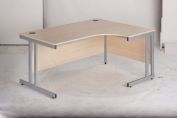 Impact 18 Corner Workstation - Cantilever Leg