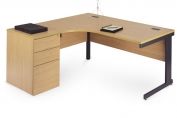 Workmode Corner Workstation - Cantilever Leg