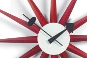 Vitra | Sunburst Clocks, Red