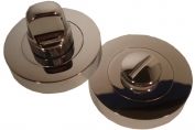 Dale Hardware Polished Chrome Bathroom Turn & Release Privacy Lock Dale Hardware Polished Chrome Bathroom Turn & Release Privac