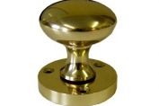 Brass centre door knob