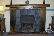 Skelton fire surround in Dark french oak