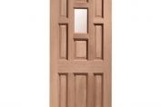 XL External Hardwood Un-finished York Unglazed Door (MORTICE & TENON)